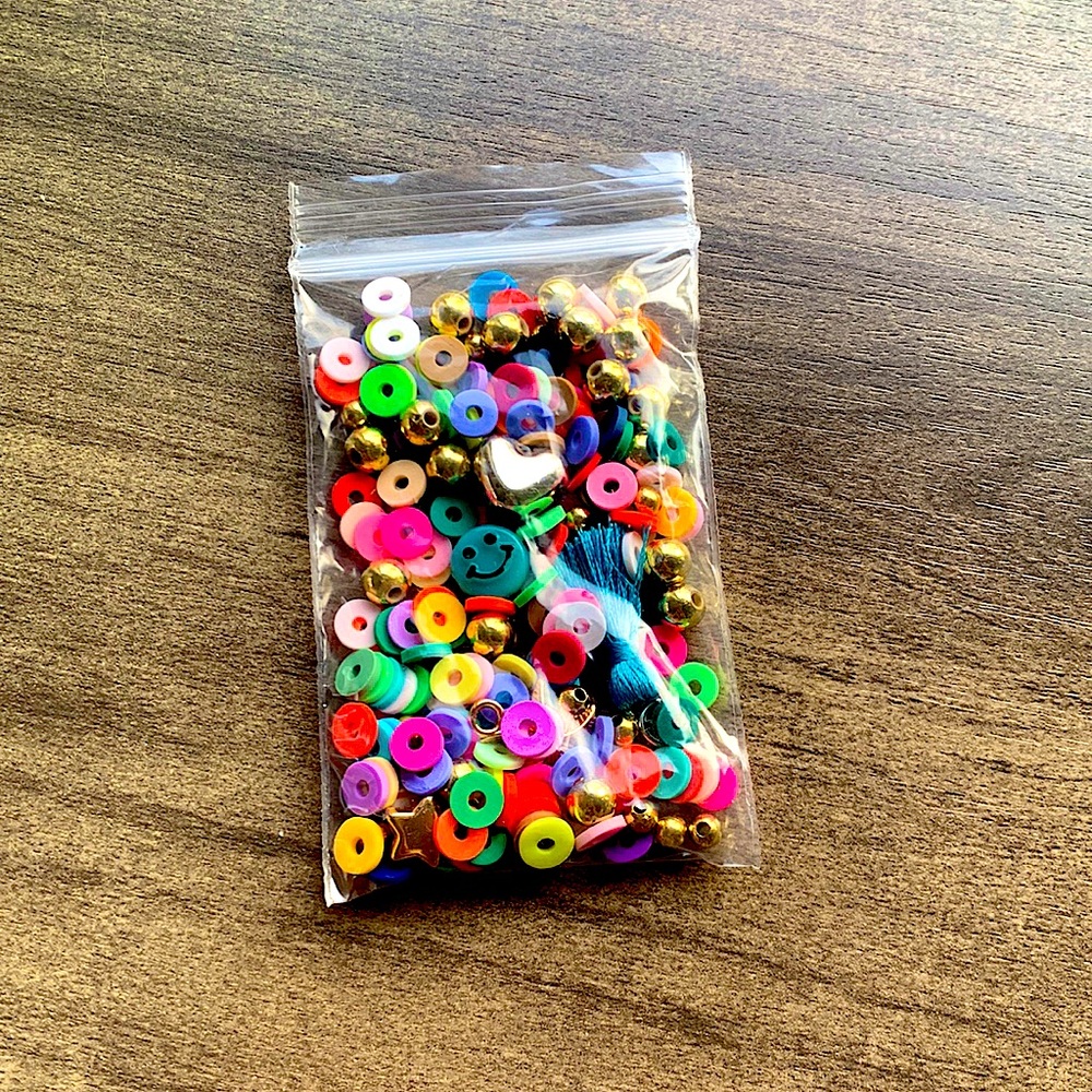 Bead confetti bag~